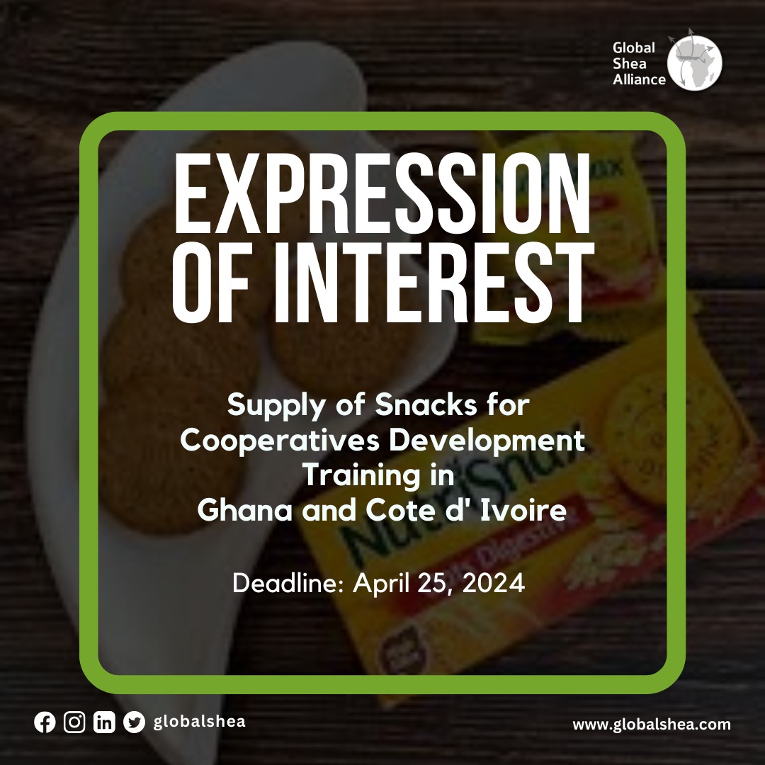 Supply of Snacks for GIZ Cooperatives development Trainings